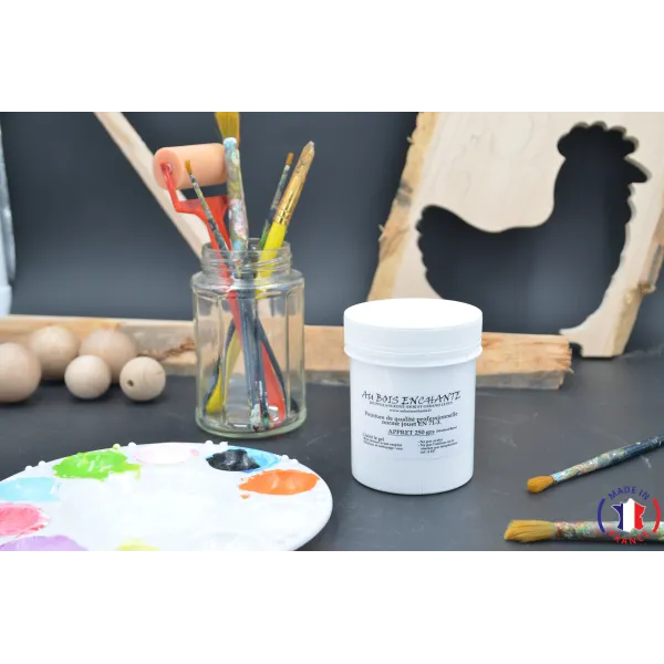 White 250g wooden toy standard  - Au Bois Enchanté