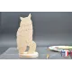 Puzzle en bois hibou à peindre Bois Hêtre - Au Bois Enchanté