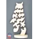 Wooden puzzle owl to paint Beech Wood - Au Bois Enchanté