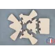 Puzzle moulin en bois brut à peindre Bois Hêtre - Au Bois Enchanté