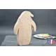 Puzzle Pingouin à peindre en bois Bois Hêtre - Au Bois Enchanté
