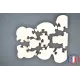Puzzle Ours à peindre en bois Bois Hêtre - Au Bois Enchanté