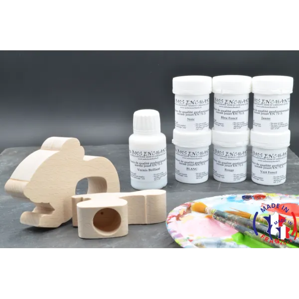 Mouse toothbox - paintings Beech Wood - Au Bois Enchanté