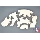 Hippo wood puzzle - paintings Beech Wood - Au Bois Enchanté