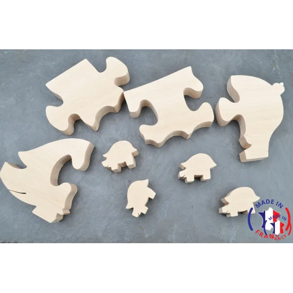 Pig wood puzzle - paintings Beech Wood - Au Bois Enchanté