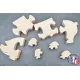 Puzzle bois cochon + peintures Bois Hêtre - Au Bois Enchanté