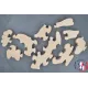 Puzzle bois poule + peintures Bois Hêtre - Au Bois Enchanté