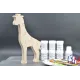 Giraffe Wood Puzzle - Paintings Beech Wood - Au Bois Enchanté