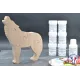 Wolf Wood Puzzle - Paintings Beech Wood - Au Bois Enchanté