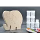Elephant wood puzzle - paintings Beech Wood - Au Bois Enchanté
