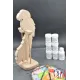 Puzzle bois perroquet + peintures Bois Hêtre - Au Bois Enchanté