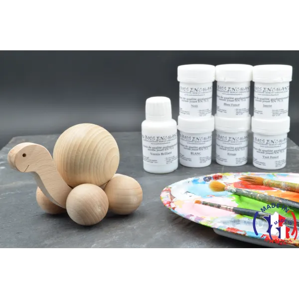 Turtle ball wood - paintings Beech Wood - Au Bois Enchanté