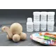 Tortue boule bois + peintures Bois Hêtre - Au Bois Enchanté