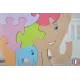 Elephant wooden puzzle Beech Wood - Au Bois Enchanté