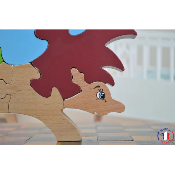 Puzzle en bois hérisson Bois Hêtre - Au Bois Enchanté