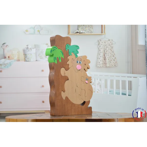 Koala wooden puzzle Beech Wood - Au Bois Enchanté