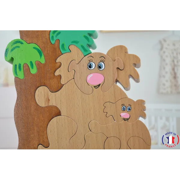 Puzzle en bois Koala Bois Hêtre - Au Bois Enchanté