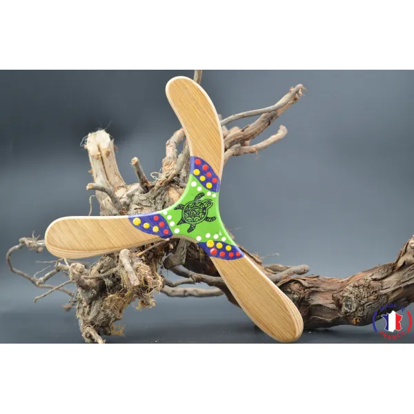 Boomerang Warramba Contre-plaqué finlandais, plaqué chêne. - Au Bois Enchanté