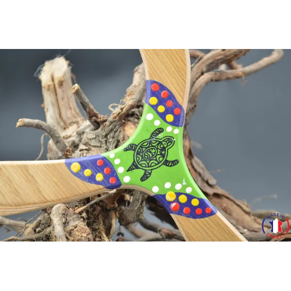 Boomerang Warramba Contre-plaqué finlandais, plaqué chêne. - Au Bois Enchanté