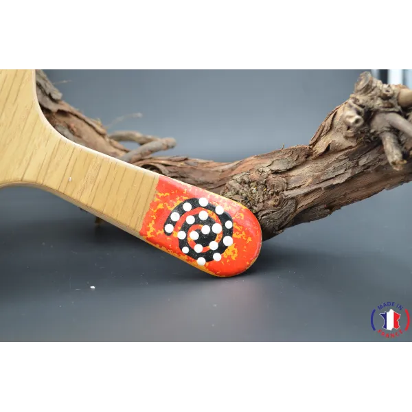 Boomerang Warukay Contre-plaqué finlandais, plaqué chêne. - Au Bois Enchanté