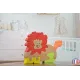 Lion wooden puzzle Beech Wood - Au Bois Enchanté