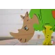 Puzzle en bois rhinocéros Bois Hêtre - Au Bois Enchanté