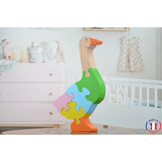 Puzzle en bois Oie Bois Hêtre - Au Bois Enchanté