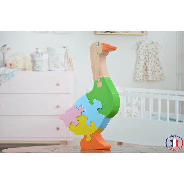 Puzzle en bois Oie Bois Hêtre - Au Bois Enchanté