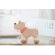 Chien en bois à tirer Bois Hêtre - Au Bois Enchanté