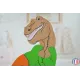 T-rex wooden puzzle Beech Wood - Au Bois Enchanté