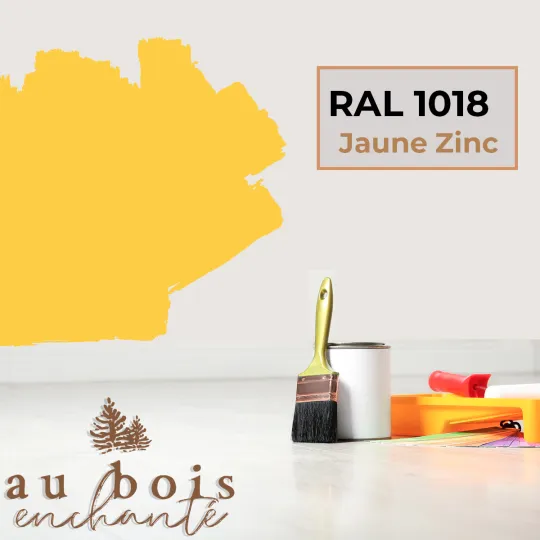 Paint standard toy Yellow zinc RAL 1018  - Au Bois Enchanté