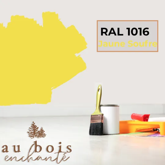 Paint standard toy Sulfur Yellow RAL 1016  - Au Bois Enchanté