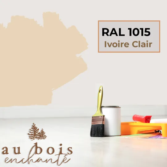 Peinture norme jouet Ivoire clair RAL 1015  - Au Bois Enchanté