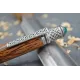 Stylo bois Merlin en palmier rouge Bois de palmier rouge - Au Bois Enchanté