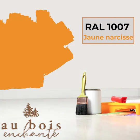 Paint standard toy Yellow narcissus RAL 1007  - Au Bois Enchanté