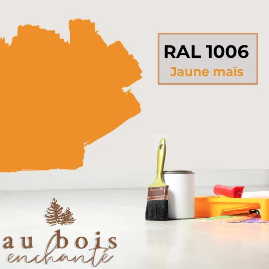 Peinture norme jouet Jaune maïs RAL 1006  - Au Bois Enchanté