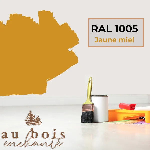 Peinture norme jouet Jaune miel RAL 1005  - Au Bois Enchanté