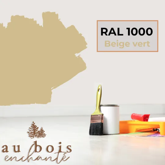 Peinture norme jouet Beige vert RAL 1000  - Au Bois Enchanté