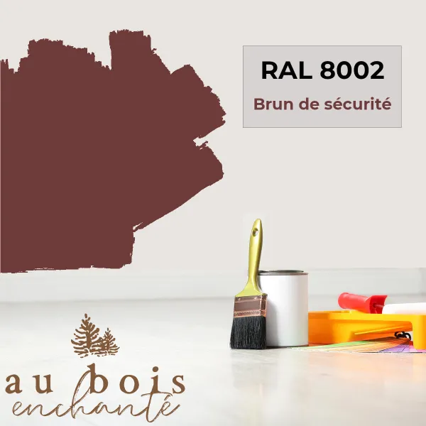 Paint standard toy Safety brown RAL 8002  - Au Bois Enchanté