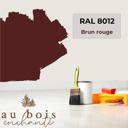 Peinture norme jouet Brun rouge RAL 8012  - Au Bois Enchanté