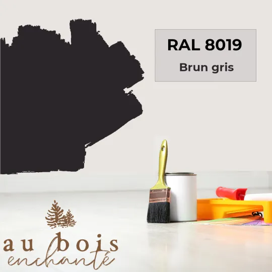 Toy standard paint Brown gray RAL 8019  - Au Bois Enchanté