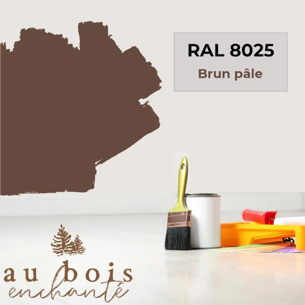 Paint standard toy Pale brown RAL 8025  - Au Bois Enchanté