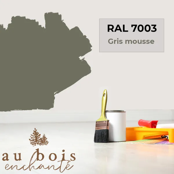 Peinture norme jouet Gris mousse RAL 7003  - Au Bois Enchanté
