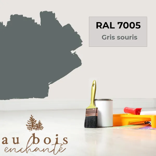 Paint standard toy Grey mouse RAL 7005  - Au Bois Enchanté