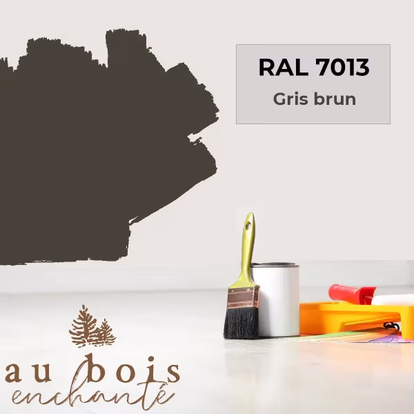 Toy standard paint Grey brown RAL 7013  - Au Bois Enchanté