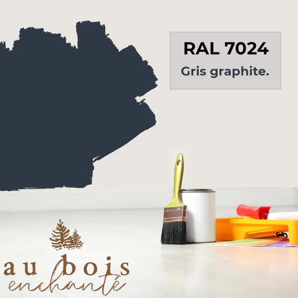 Peinture norme jouet Gris graphite RAL 7024  - Au Bois Enchanté