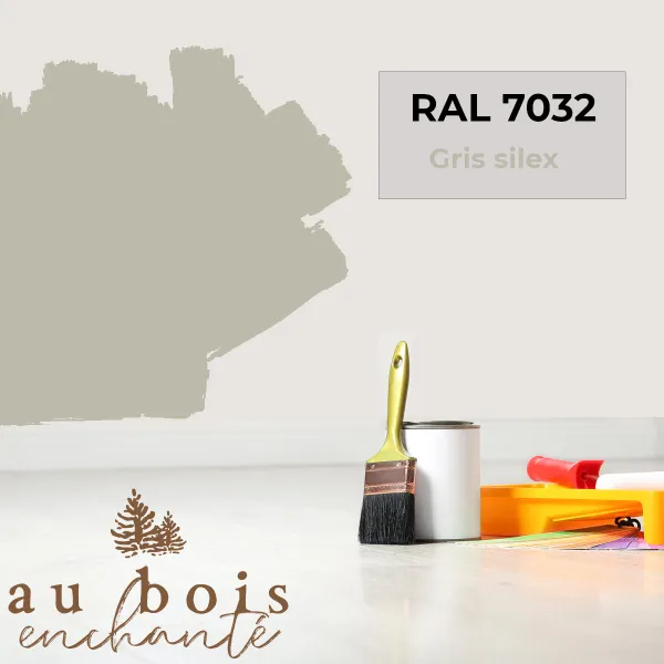 Peinture norme jouet Gris silex RAL 7032  - Au Bois Enchanté