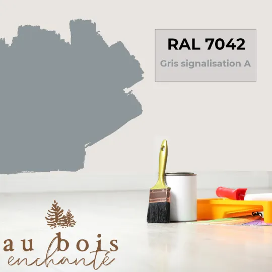 Paint standard toy Grey signage A RAL 7042  - Au Bois Enchanté