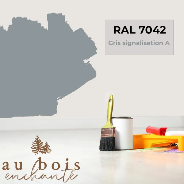 Paint standard toy Grey signage A RAL 7042  - Au Bois Enchanté