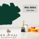 Paint standard toy Green blue RAL 6004  - Au Bois Enchanté